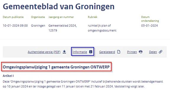 voorbeeld gemeenteblad