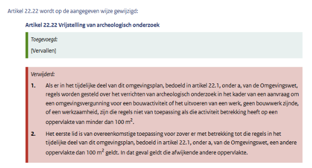 Afbeelding vervallen van een artikel (wijzigingsbesluit)