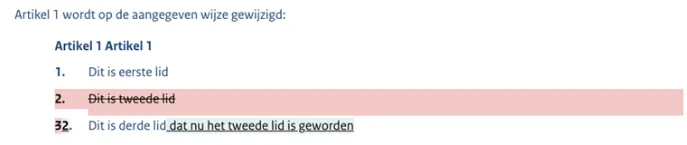 Vervallen van een lid