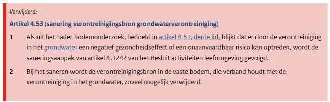 Afbeelding verwijderen van een artikel (wijzigingsbesluit)