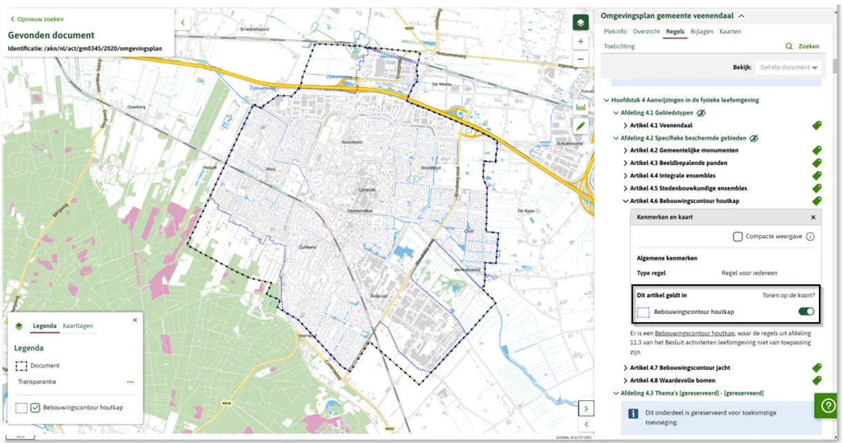 het werkingsgebied is 1 locatie
